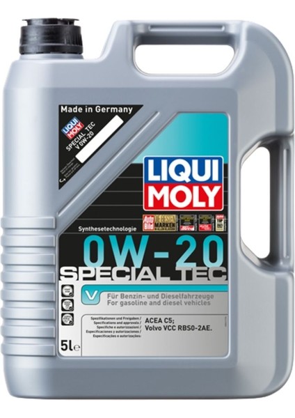 Motor Yağı Special Tec V 0W-20 5 Litre