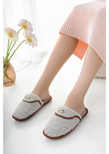 Kadın Ev Terliği Peluş Yıkanabilir Içi Yünlü Kürklü Terlik Misafir Çeyiz Bohça Gelin Terliği modelleri