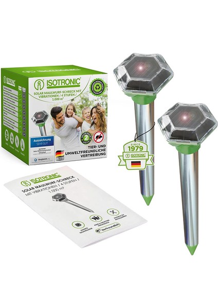 Güneş Enerjili Ultrasonik Kovucu – Kemirgen ve Sürüngenlere Karşı, 1000 M² Alanda Etkili