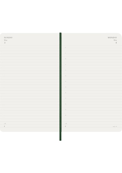 2026 12 Ay Günlük Ajanda L Boy 13X21 Cm. Yumuşak Kapak Mersin Yeşili fırsatları