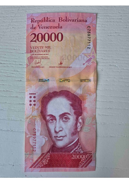 Temiz Dönem Nadir 20.000 Bolivar