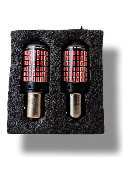 P21W 144 Ledli Ultra Parlak Geri Vites Park Ampül Tek Duy Kırmızı (2 Adet) fiyatları