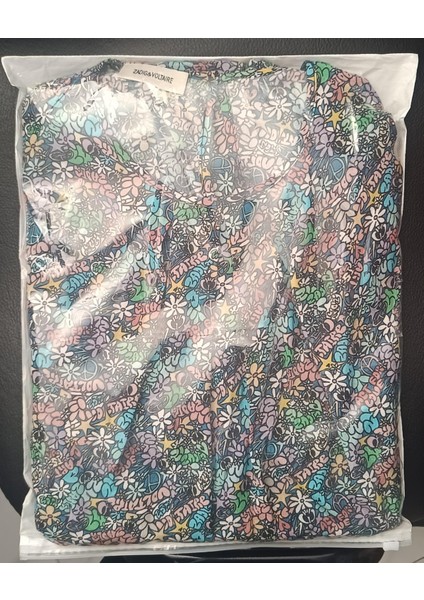 Zadıg & Voltaıre Rivy Elbise , Çiçek Desenli Bahar Dalı Elbise ,%100 Viskon Elbise