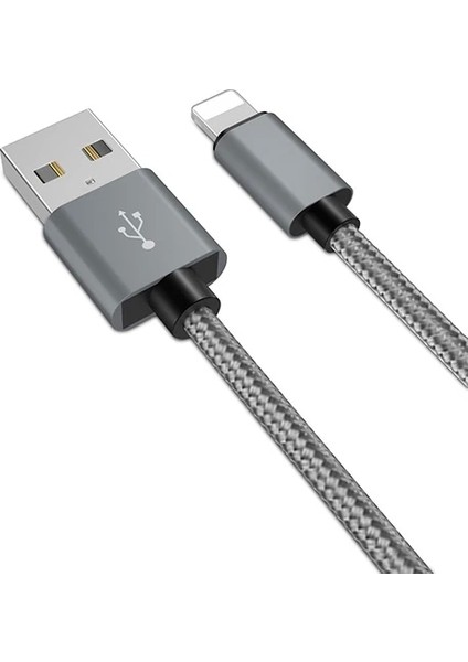 Ally Iphone Ios 3.0A Hızlı Şarj Halat USB Kablo 20CM-(5775) fiyatları