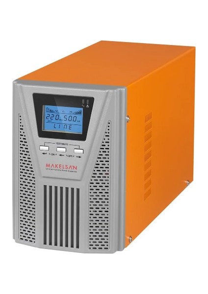 Makelsan MU01000N11EA006 Powerpack Se 1kva 1f/1f On Line 5-10 Dk. LCD Ekran Ups 2*12V 9AH