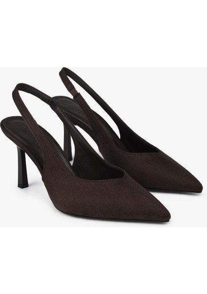 Kadın Avoria Kahve Süet Stiletto