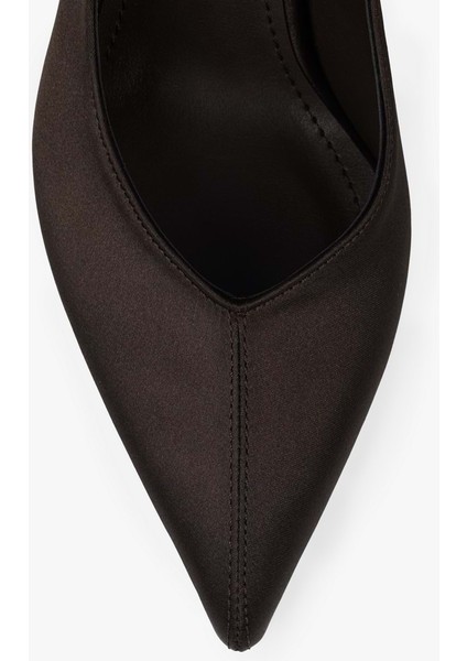 Kadın Avoria Kahve Saten Stiletto fırsatları