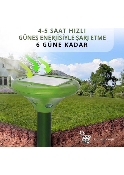 Kemirgen ve Sürüngenlere Karşı Güneş Enerjili Cihaz– Yılan, Fare, Köstebek Için, 1250 M² Alan indirimleri