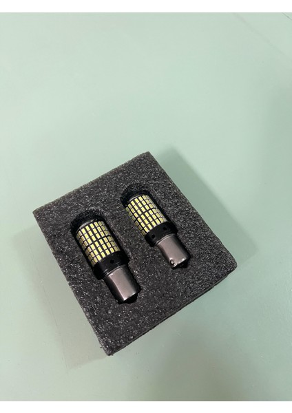 P21W 144 Ledli Ultra Parlak Geri Vites Park Ampül Tek Duy Beyaz (2 Adet) fırsatları