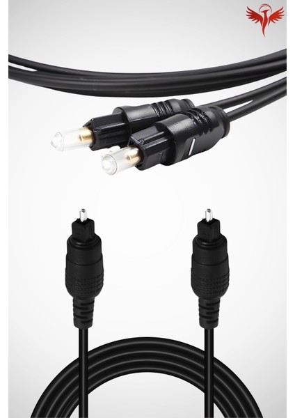 5 Metre Fiber Optik Ses Kablosu Premium Digital Optic Toslink 5mt fırsatları