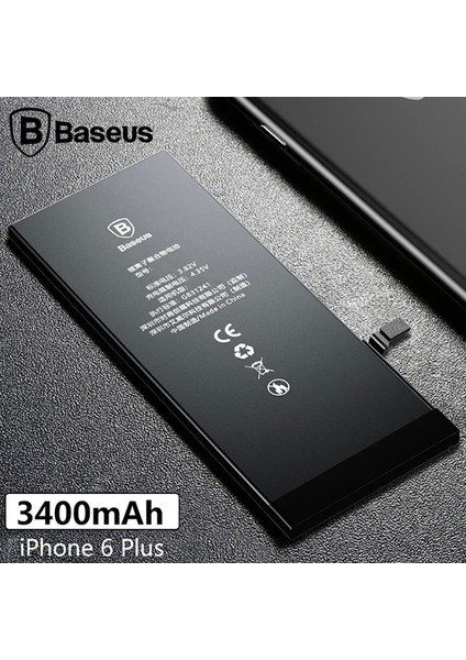 Baseus Iphone 6 Plus 3400 Mah Yüksek Kapasite Pil BATARYA-(5775)