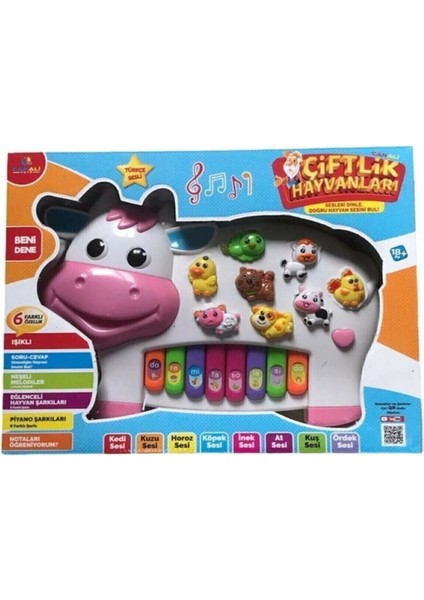 Türkçe Müzikli Inek Figürlü Piyano fiyatları