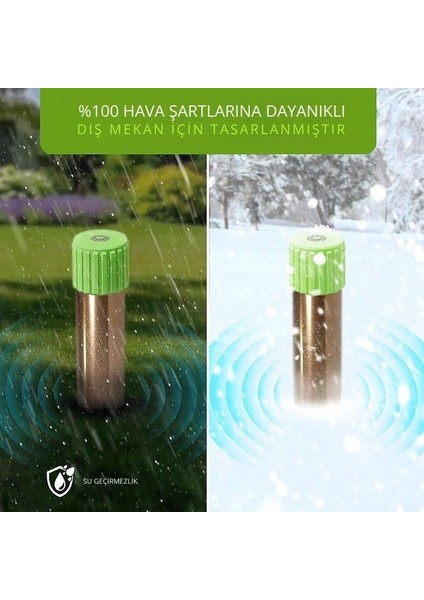 Altın Parmak Pilli Ultrasonik Kemirgen & Sürüngen Kovucu - 1250 M² Etki Alanı – Titreşimli indirimleri