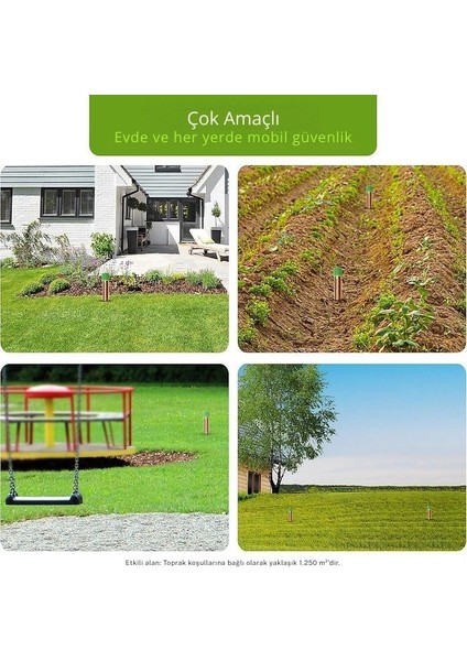 Altın Parmak Pilli Ultrasonik Kemirgen & Sürüngen Kovucu - 1250 M² Etki Alanı – Titreşimli