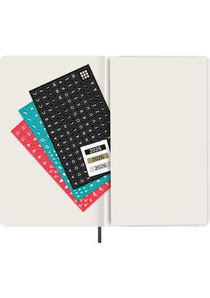 2026 12 Ay Günlük Ajanda L Boy 13X21 Cm. Yumuşak Kapak Safir Mavi modelleri