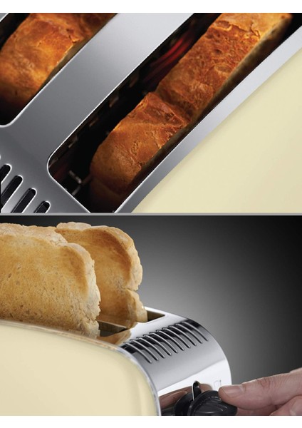 23334-56/RH Colour Plus 2 Dilim Ekmek Kızartma Makinesi - Krem fırsatları