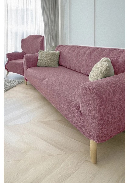 Jakarlı Ağaç Kabuğu 3kişilik Koltuk Örtüsü, Çekyat, Kanepe, Koltuk Kılıfı 1 Adet fiyatları