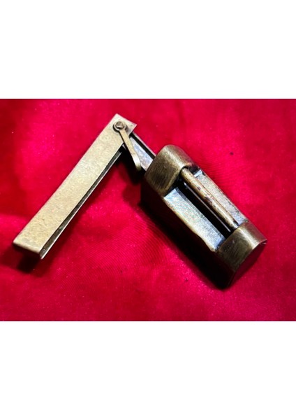 Antika Koleksiyonluk Kilit Çalışır Durumda - Anahtar Hariç 4 cm Boyunda