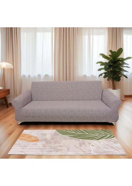 Jakarlı Ağaç Kabuğu 3kişilik Koltuk Örtüsü, Çekyat, Kanepe, Koltuk Kılıfı 1 Adet