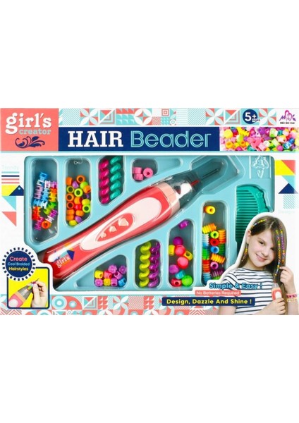 Creator Boncuklu Saç Tasarım Hobi Seti