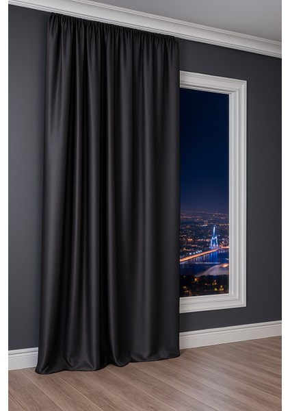 Hozari Siyah Termal Blackout Karartma Güneşlik Perde fiyatları