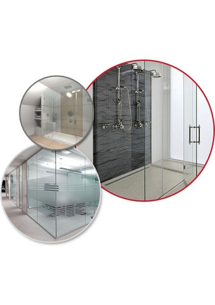 Ayrıntıshop Duşakabin Cam Alüminyum Profil ve Ofis Bölme Profil 200CM Boyunda 8mm Camlar Için modelleri