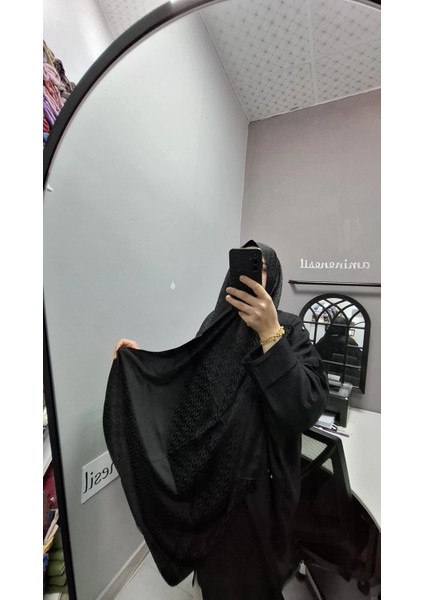 Modakaşmir Pamuk Jakar Şal Siyah Renk modelleri