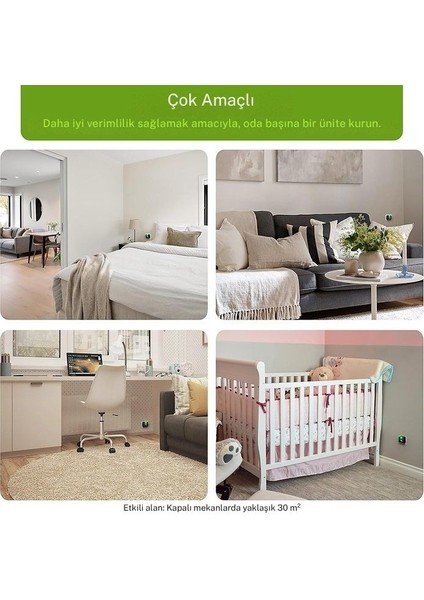 İç Mekan Ultrasonik Akar & Tahtakurusu Kovucu – Prize Takılır, 30 m² Alan