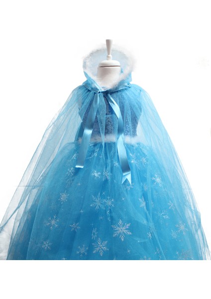 Elsa Frozen Kız Çocuk Elbise