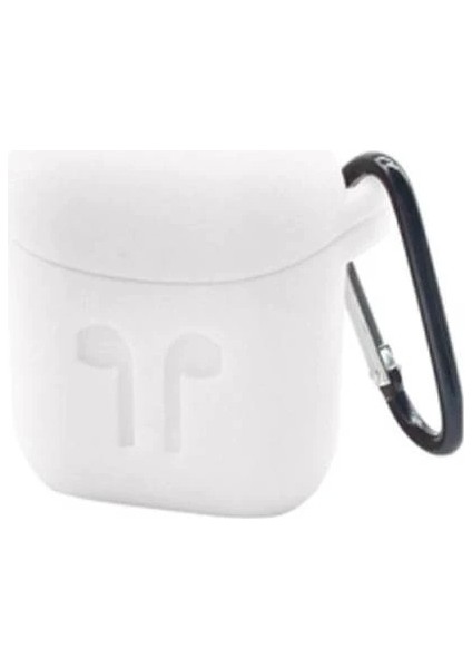 Ally Apple Airpods Için Silikon Kılıf ANAHTARLIKLI-(5775) fiyatları