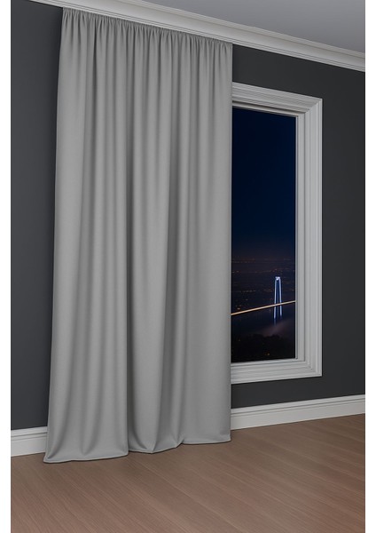 Hozari Açık Gri Termal Blackout Güneşlik Perde fiyatları