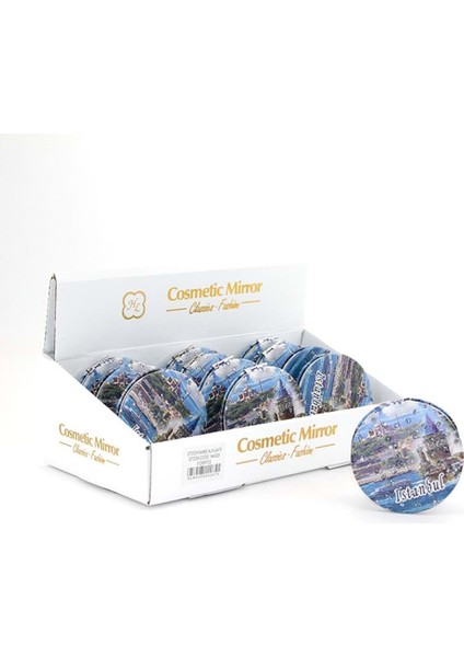 Taşlı Istanbul Tasarımı El Aynası Ince fiyatları