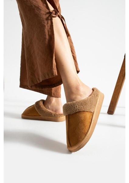 Kadın Ev Terliği Peluş Ev Terliği Ses Yapmaz Taban Sıcak Şık Tasarım fiyatları