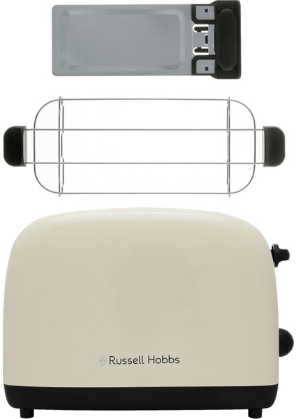 26551-56/RH Colours Plus 2 Dilim Ekmek Kızartma Makinesi - Krem fırsatları