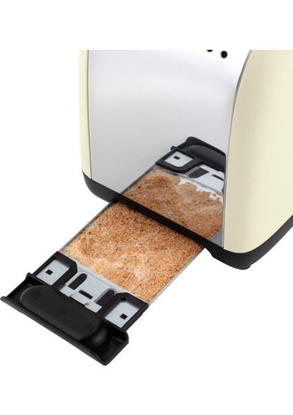 26551-56/RH Colours Plus 2 Dilim Ekmek Kızartma Makinesi - Krem indirimleri