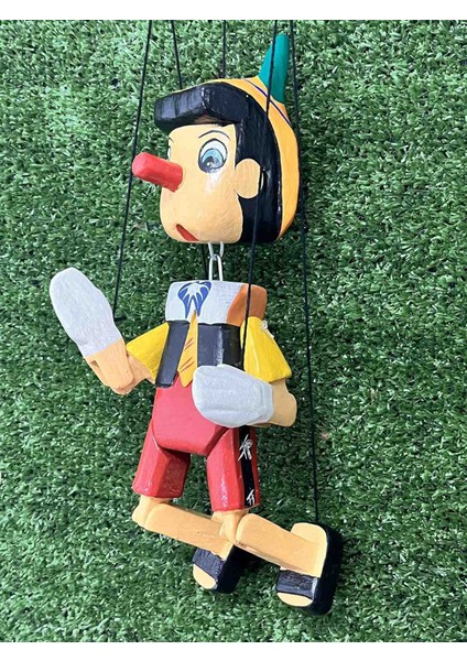 Marionet Klasik Ahşap Pinokyo Kukla Ipli Nostaljik Hareketli Oyun Biblo El Yapımı Hediyelik Dekor fırsatları