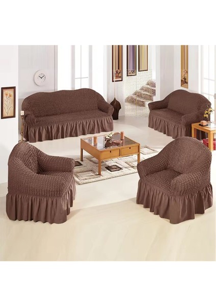 Bürümcük Koltuk ,kanepe , Çekyat Örtüsü, Lastikli Koltuk Kılıfı 3311TAKIM