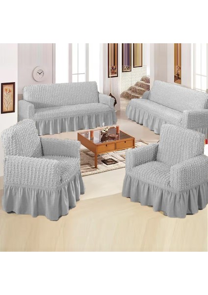 Bürümcük Koltuk ,kanepe , Çekyat Örtüsü, Lastikli Koltuk Kılıfı 3311TAKIM