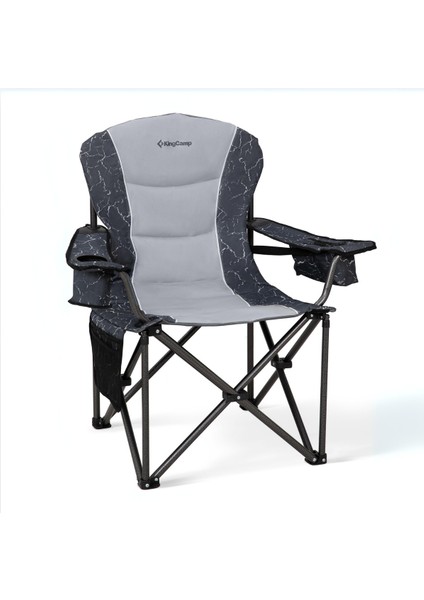 Kingcamp juniper Bel Destekli Ultra Konforlu Xl Kamp Sandalyesi L.grey