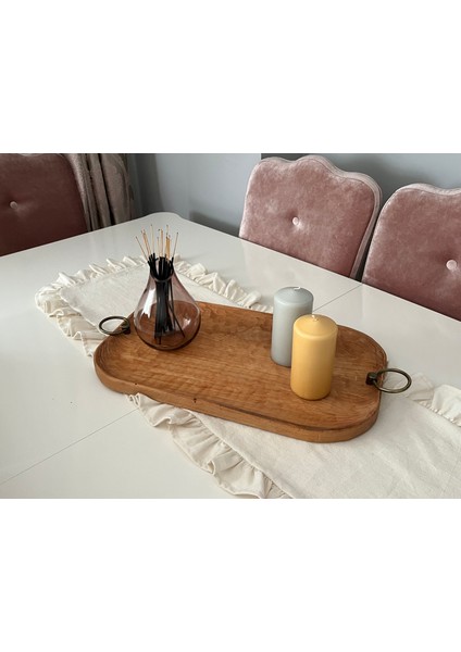 Dekoratif Ahşap Tepsi