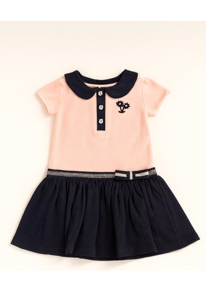 Moes Çiçek Düğmeli Elbise