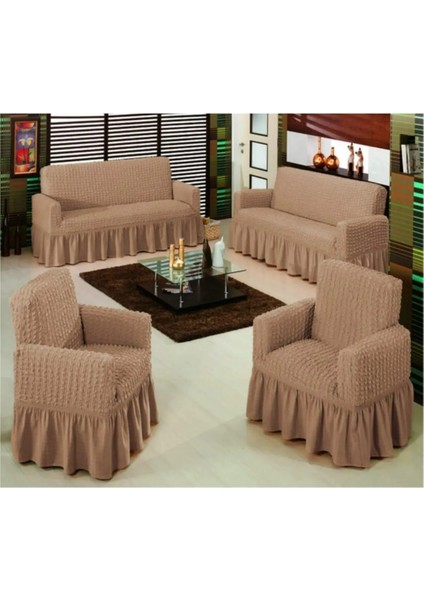 Bürümcük Koltuk Örtüsü, Kanepe, Çekyat Örtüsü, Koltuk Kılıfı 3 2 1 1 Takım