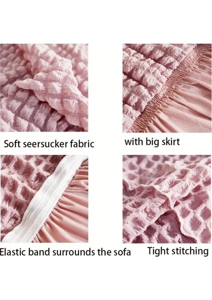 Bürümcük Lastikli Kanepe Örtüsü Likralı Koltuk Örtüsü Tek 3lü modelleri