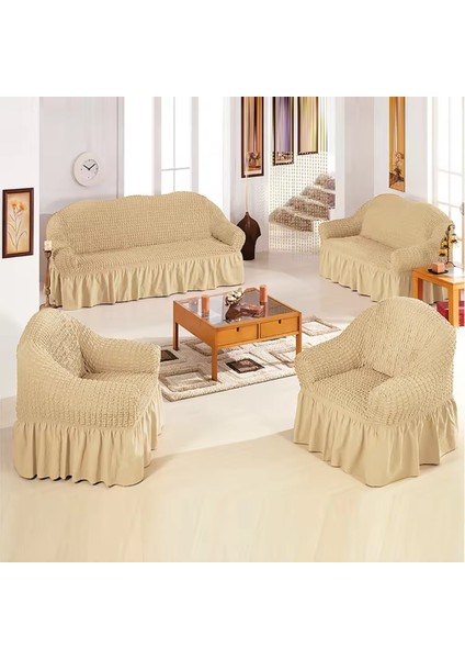 Bürümcük Koltuk ,kanepe , Çekyat Örtüsü, Lastikli Koltuk Kılıfı 3311TAKIM