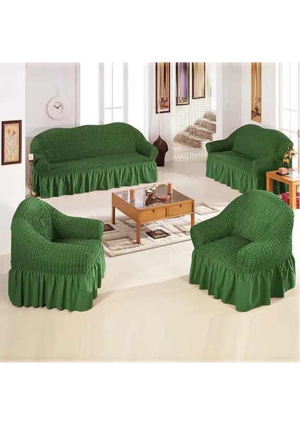 Bürümcük Koltuk ,kanepe , Çekyat Örtüsü, Lastikli Koltuk Kılıfı 3311TAKIM