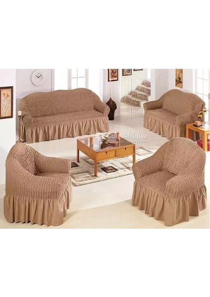 Bürümcük Koltuk ,kanepe , Çekyat Örtüsü, Lastikli Koltuk Kılıfı 3311TAKIM