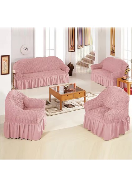 Bürümcük Koltuk ,kanepe , Çekyat Örtüsü, Lastikli Koltuk Kılıfı 3311TAKIM