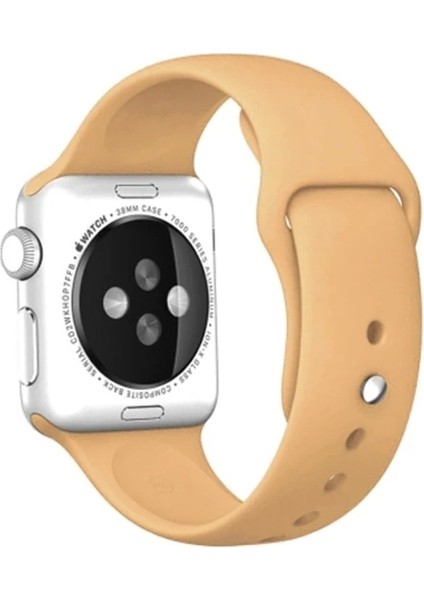 Ally Apple Watch 7-8 41MM 6-5-4- 40MM Silikon Kordon Kayış 3-2-1 38MM-(5775) fırsatları