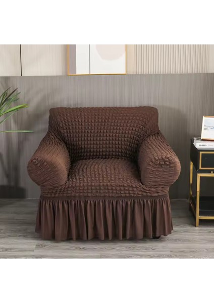 Bürümcük Koltuk Örtüsü ,berjer Kılıfı, Tek Kişilik, Etekli, Lastikli, Esnek, Yıkanabilir