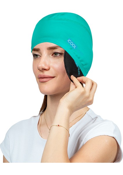 Mıgren ve Baş Agrısı Rahatlatıcı Başlık, Mıgren Başlığı, Sıcak ve Soğuk Kompres Şapka, Termojel Buz Paketi Bandaj, Baş Agrısı Için Jel Soğuk Kompres, Mıgren Bandı, Soğutma Başlığı (Mint Yeşil)